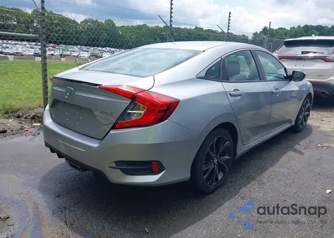 2020 Honda Civic Sport из США, поврежденный, VIN 2HGFC2E89LH559057